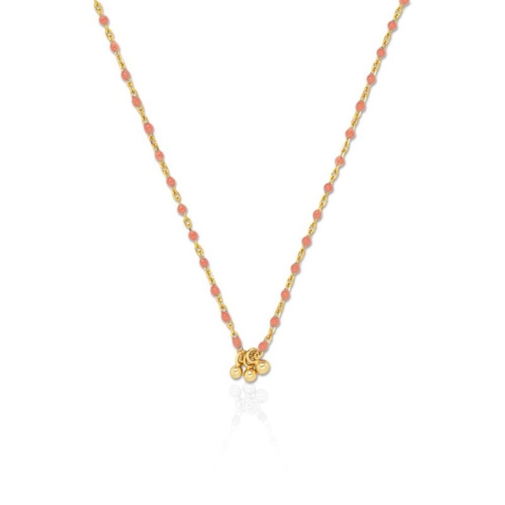NWT Camilla Enamel Necklace // 14k Gold Vermeil